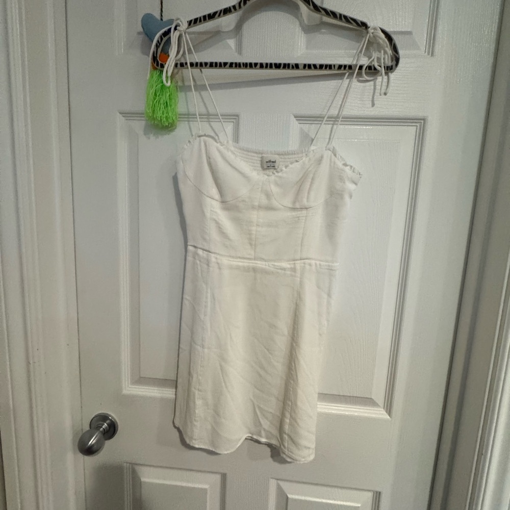 Wilfred Cream Smocked Dress